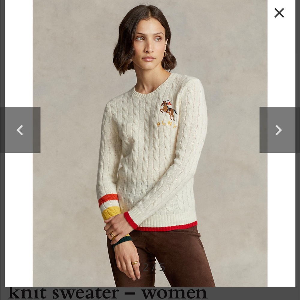 Polo Ralph Lauren Wool-Cashmere Cable-Knit